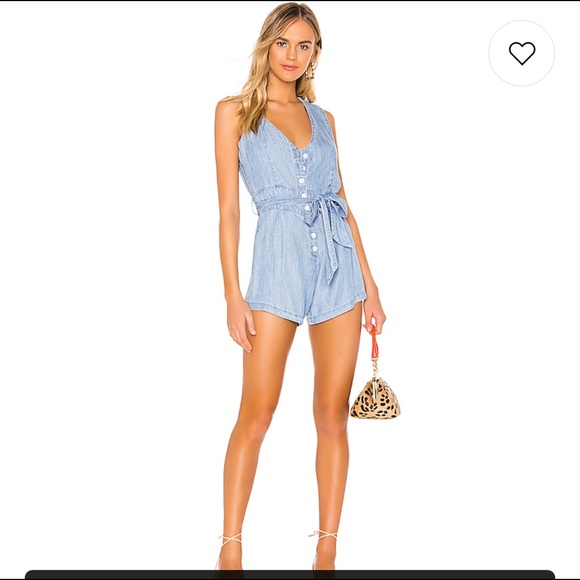 Rails Pants - Rails Scarlet soft chambray romper